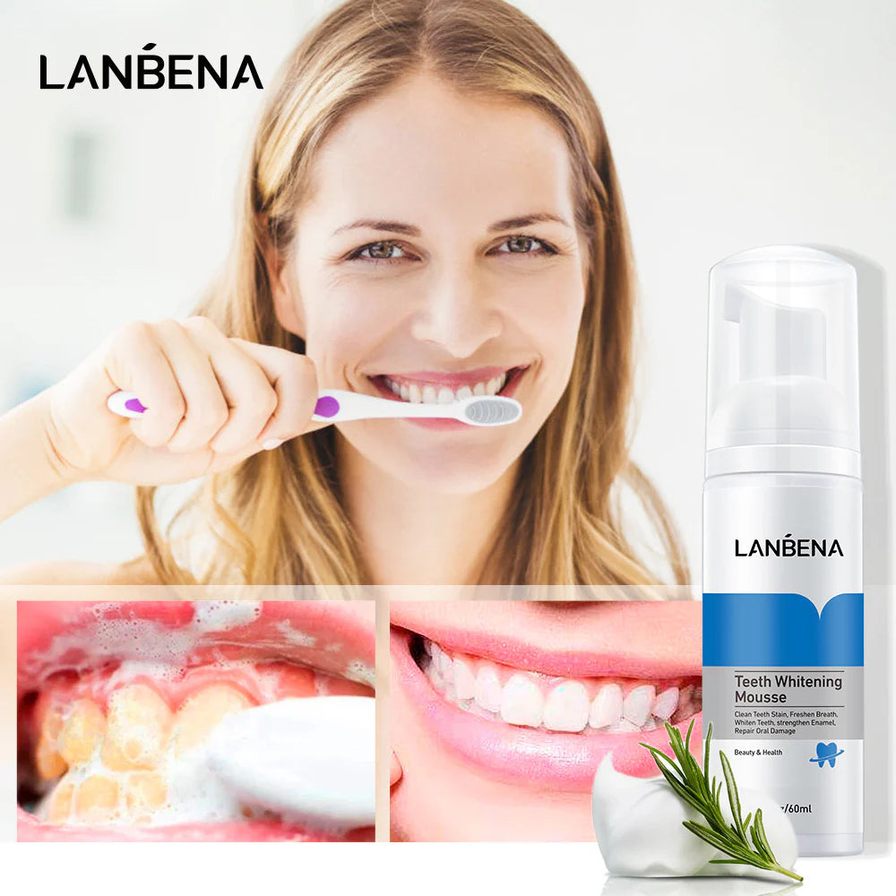 ✨ LANBENA Teeth Whitening Mousse – 60 ml