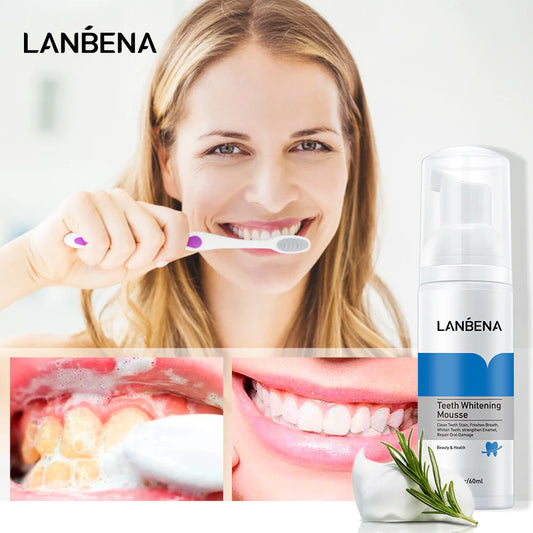 ✨ LANBENA Teeth Whitening Mousse – 60 ml