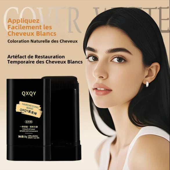 ✨ OneTouch Hair – Peigne Retouche Couleur Instantanée pour Racines et Cheveux Blancs