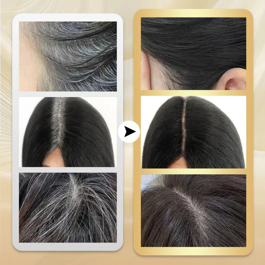✨ OneTouch Hair – Peigne Retouche Couleur Instantanée pour Racines et Cheveux Blancs